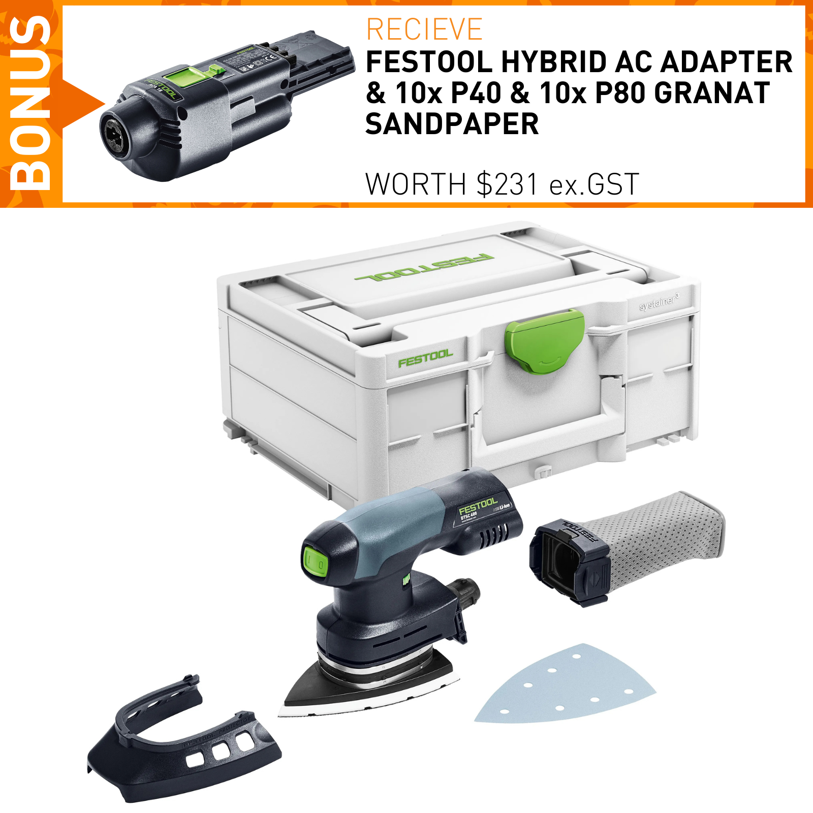 Festool cordless delta sander sale