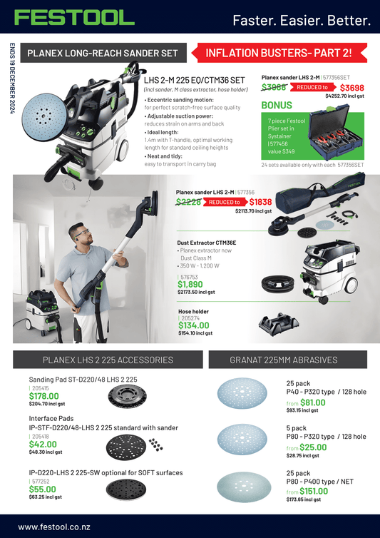 Festool End of 2024 Promos!