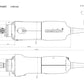 METABO DIE GRINDER 710 W 1/4 INCH COLLET 13000-34000 RPM