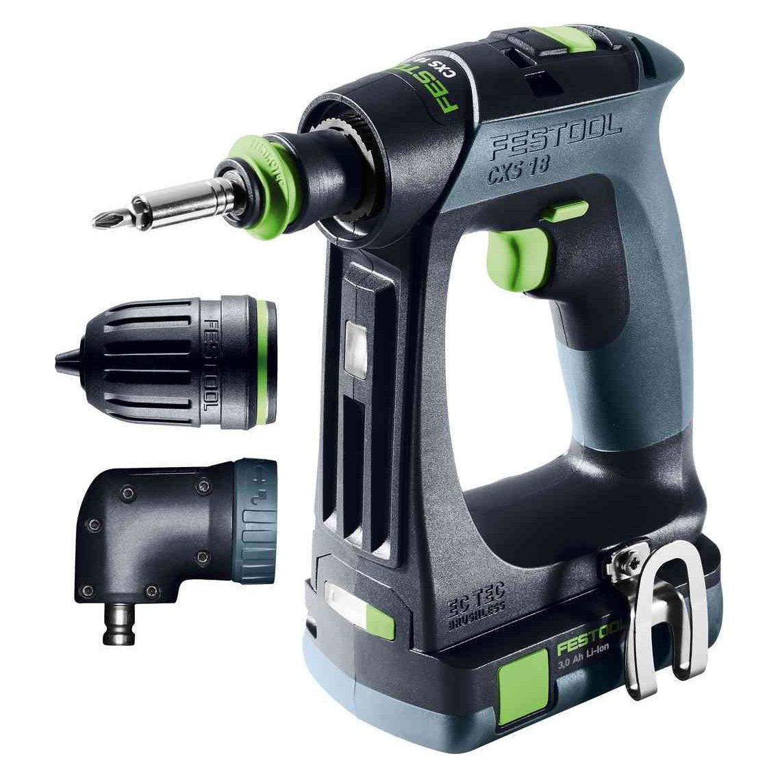 Festool 18v Cordless drill CXS 18 C 3.0-Set 577333-KIT tool-junction-nz