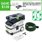 Festool Cordless Mobile Dust Extractor CTLC Mini I-Basic (577065)