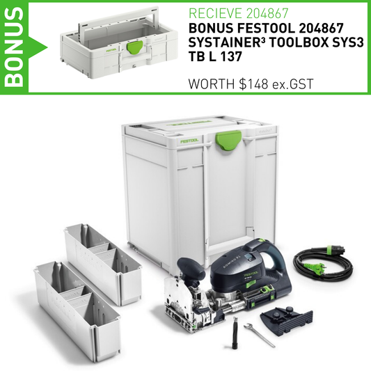 FESTOOL DF 700 EQ-PLUS DOMINO JOINER FOR DEEPER STRONGER JOINS