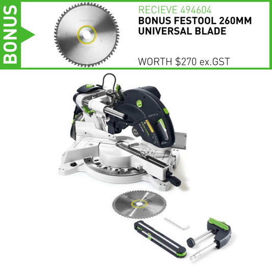 FESTOOL KAPEX KS 120 REB AUS SLIDE COMPOUND MITRE SAW