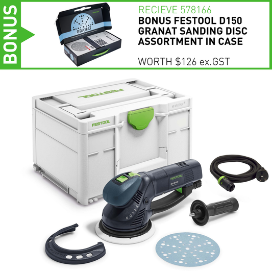 Festool (576019) RO 150 FEQ-Plus 3 Mode 150mm Rotex Geared Sander