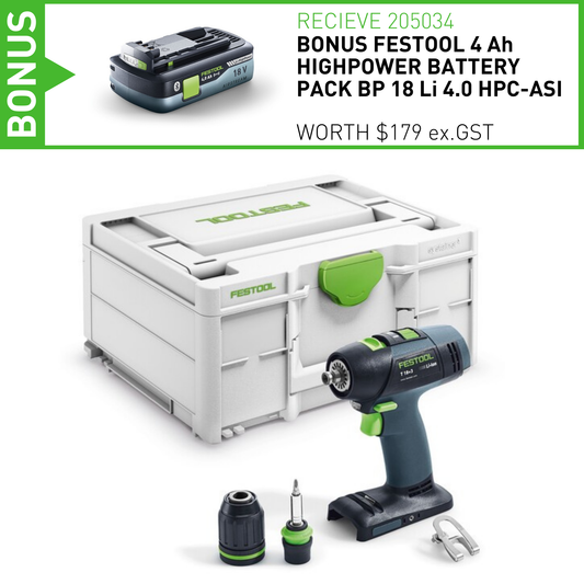 Festool T 18+3 Li-Basic Drill Skin (576448)