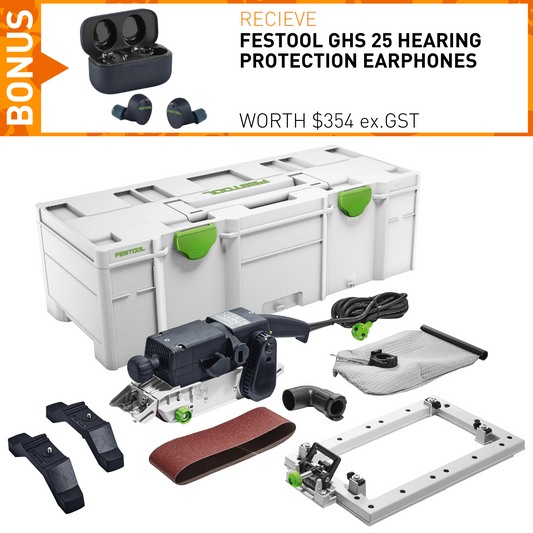 Festool BS 75 Belt Sander BS 75 E-Set with Frame