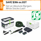 Festool Cordless Mobile Dust Extractor CTLC SYS I Kit With Batteries & Charger