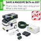 Festool Cordless Mobile Dust Extractor CTMC MIDI I 5Ah Kit With 5Ah Batteries & Charger (577067-Kit)