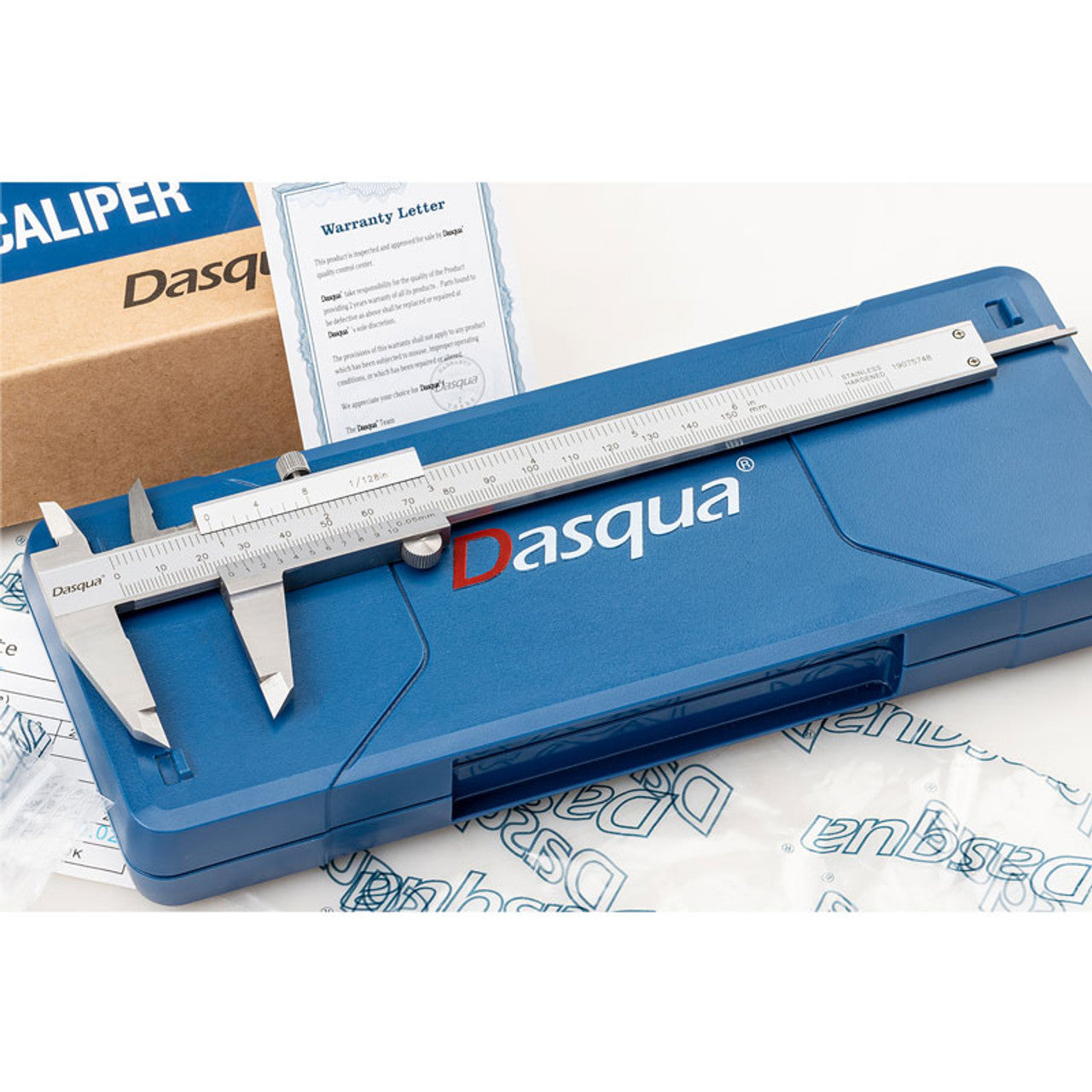 Dasqua Monoblock Stainless Vernier Caliper 0-200mm tool-junction-nz