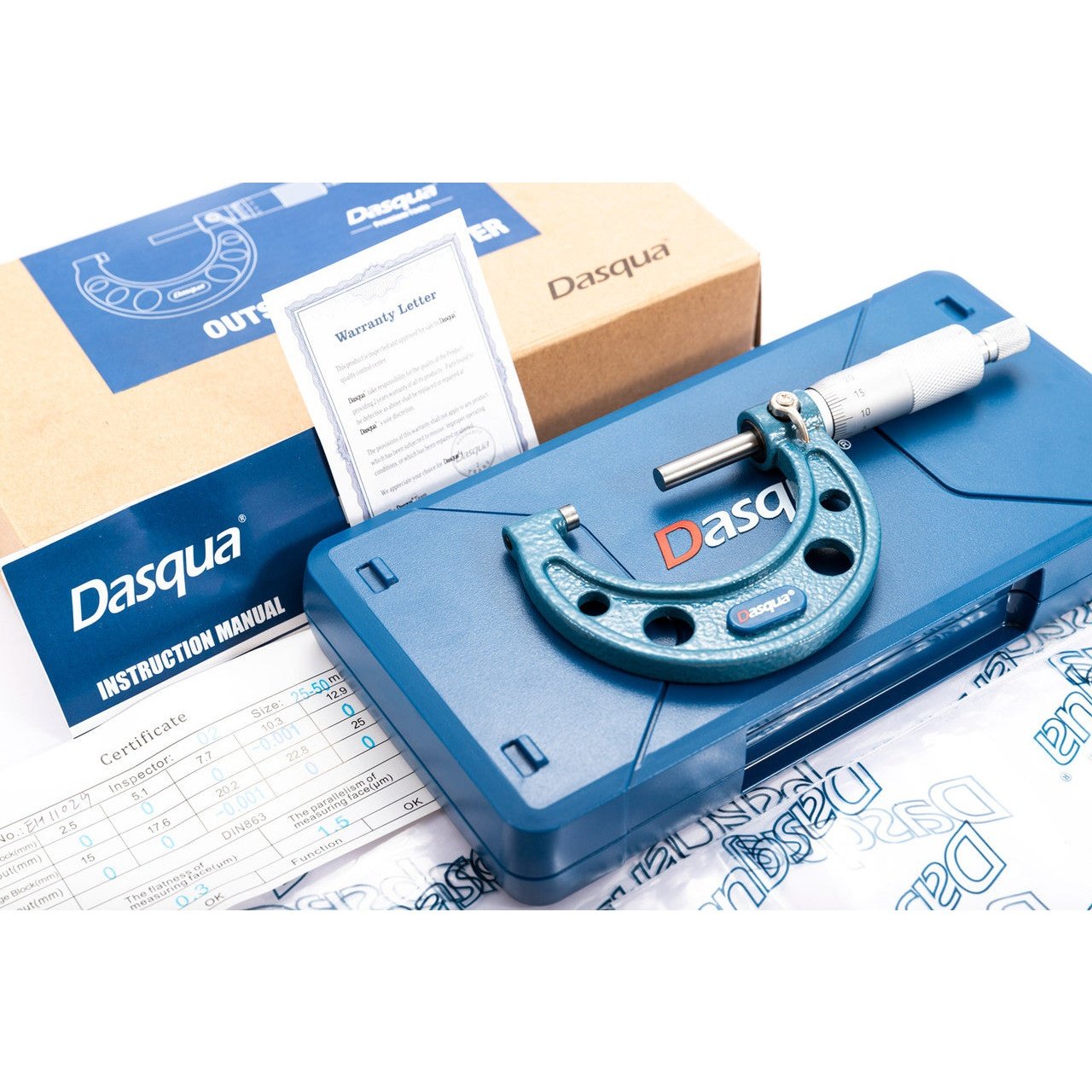 Dasqua Ultra-Precision Outside Micrometer 25 - 50mm tool-junction-nz