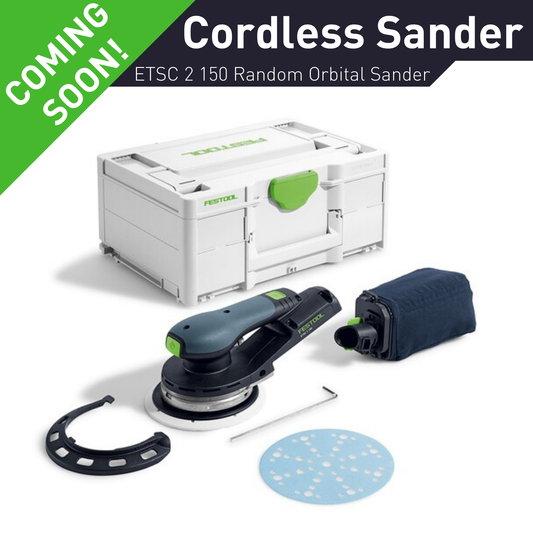 Festool Cordless Random Orbital Eccentric Sander ETSC 2 150-Basic (577723)