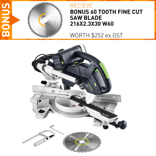 Festool Kapex KS 60 E Sliding Compound Mitre Saw