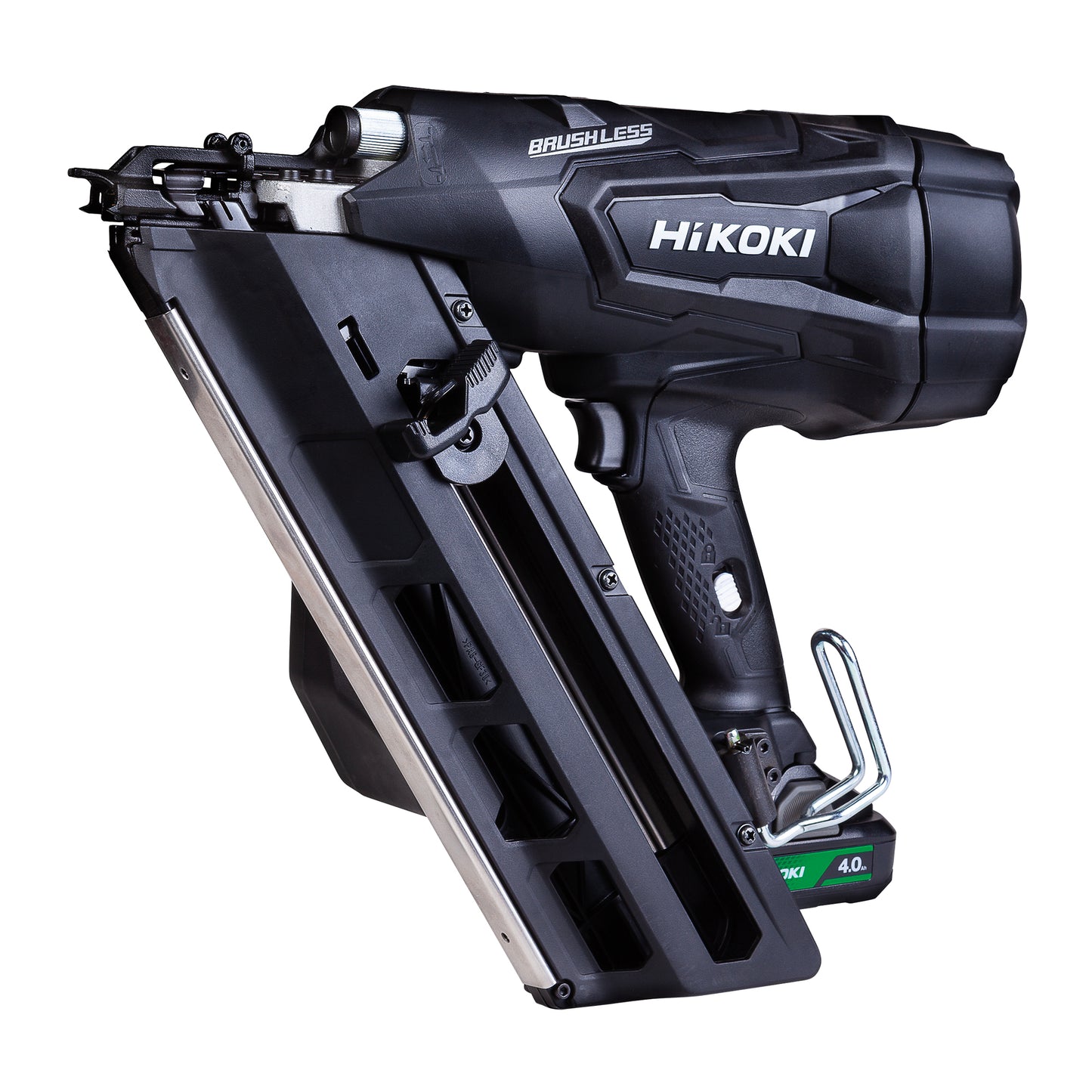 Hikoki 18V Cordless Gasless 90mm 34° Framing Nailer Kit in Black tool-junction-nz