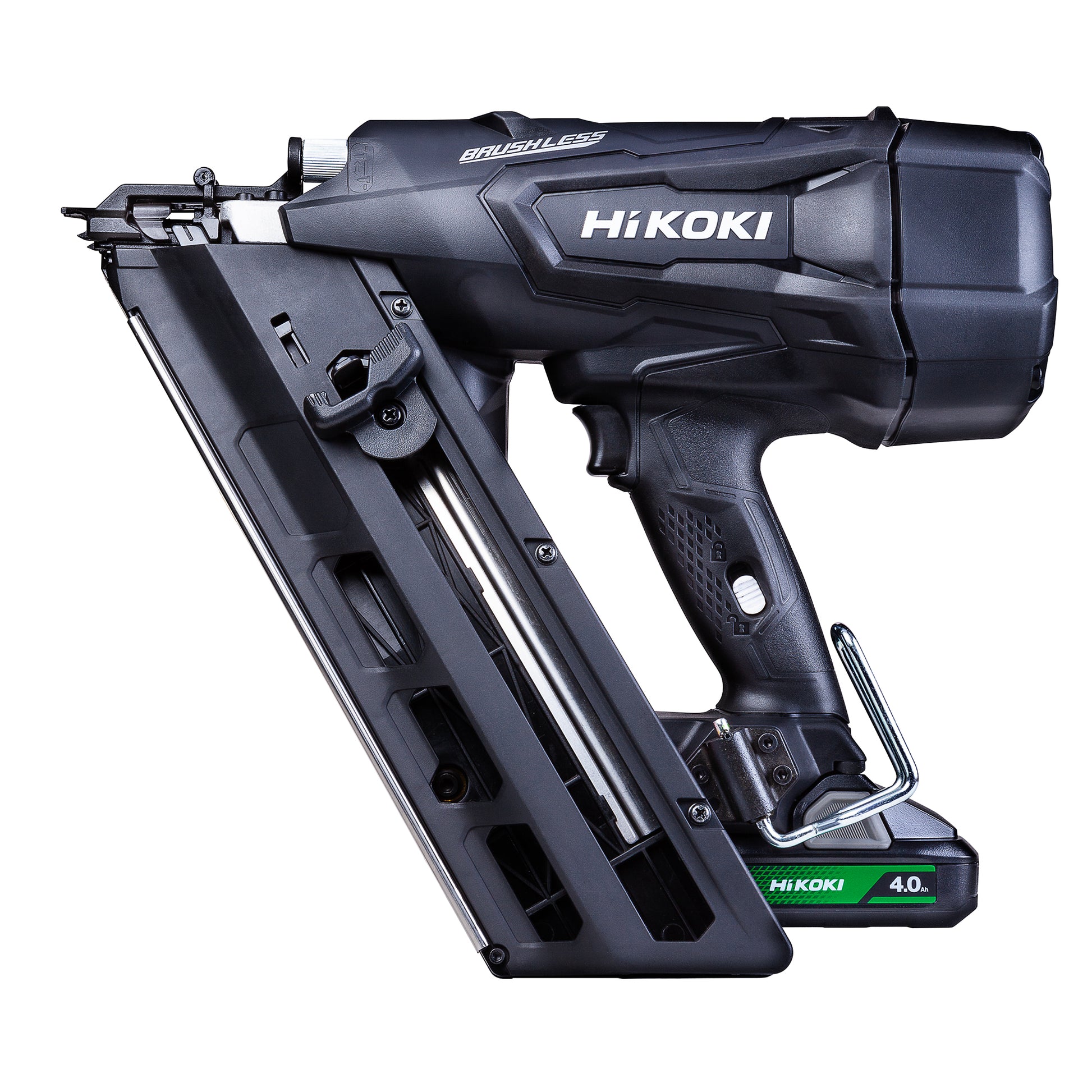 Hikoki 18V Cordless Gasless 90mm 34° Framing Nailer Kit in Black tool-junction-nz