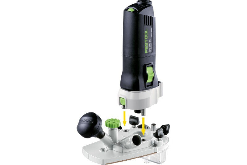 Festool MFK700 EQ/B Plus with 8mm and 1/4" Collet Laminate Trimmer