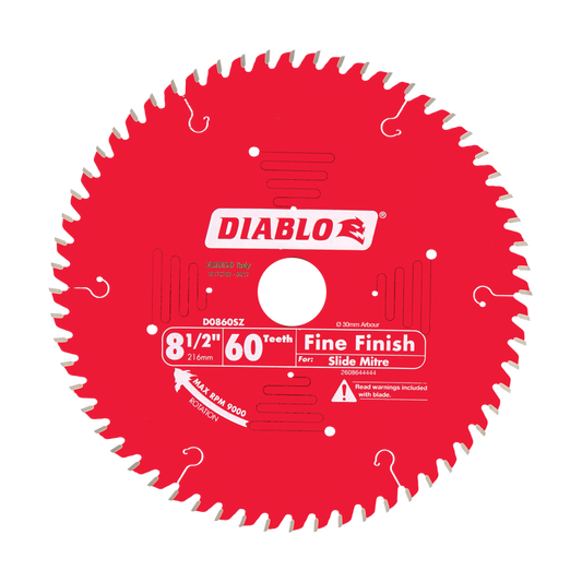 Diablo 8.5 in. / 216mm 60T Fine Finish Saw Blade tool-junction-nz