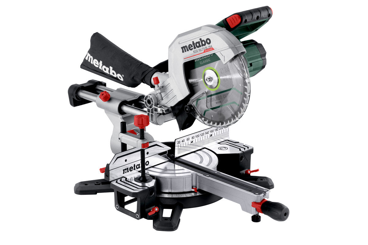 Metabo 18V Brushless 254mm (10") Sliding Compound Mitre Saw KGS 18 LTX BL 254