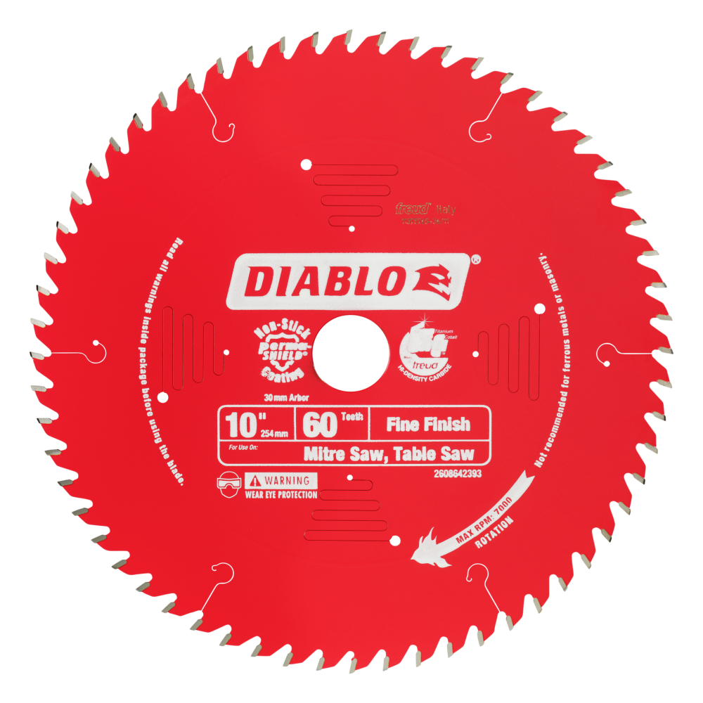 Diablo 10 in. / 254mm 60T Fine Finish Saw Blade tool-junction-nz