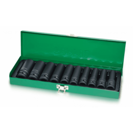 Socket Set Impact 1/2"Dr 10pc Deep 10-24mm gdad1002